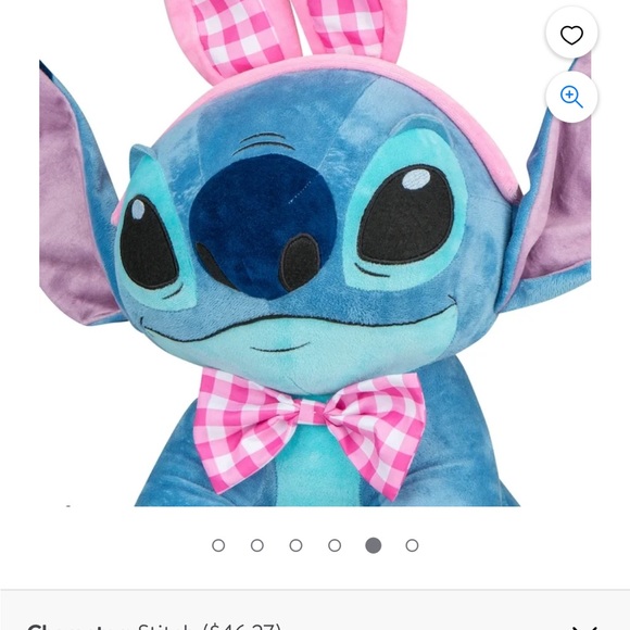 💙NWT💙SOLDOUT💙HUGE DISNEY STITCH EASTER BUNNY RABBIT GREETER PLUSH🔥RARE🔥 - Picture 4 of 4